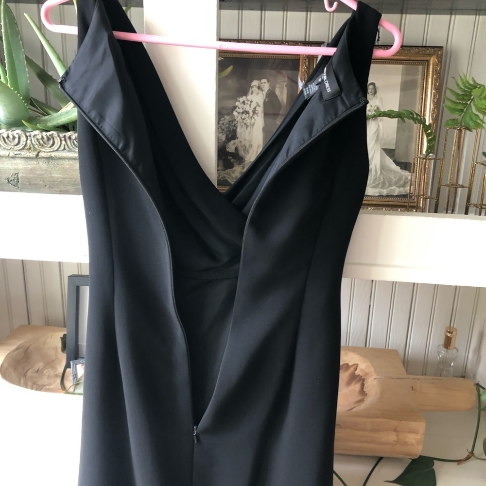 PERFECT LITLLE BLACK COCKTAIL PARTY DRESS NWT SIZE 4 PETITE - Picture 8 of 11